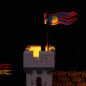 Mobile Preview: LED-​Beleuchtungs-Set für LEGO® Lion Knights' Castle / Burg der Löwenritter #10305